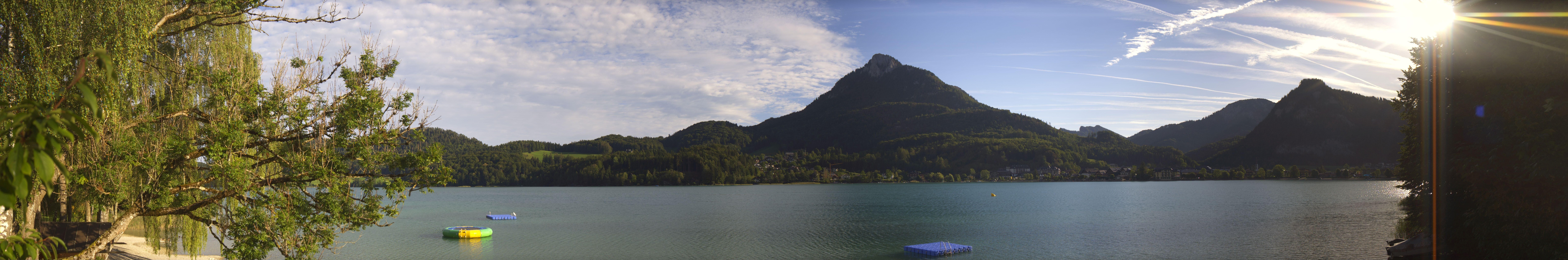 Archiv Foto Webcam Fuschlsee Panoramablick