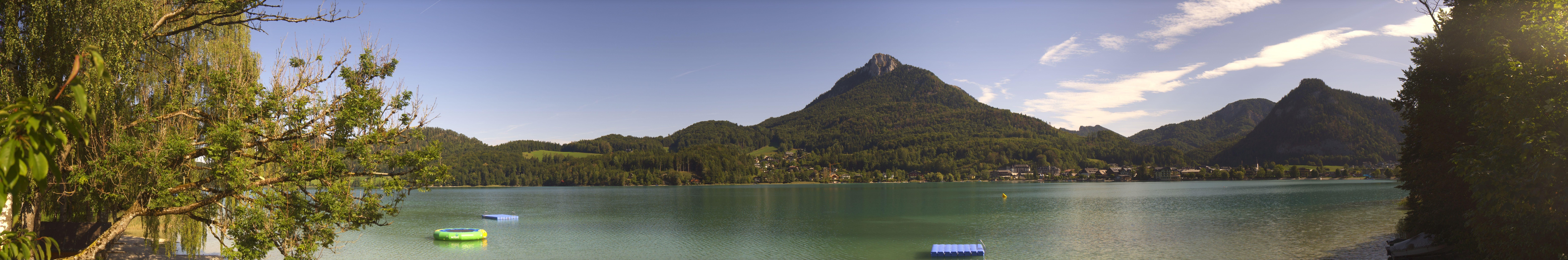 Archiv Foto Webcam Fuschlsee Panoramablick