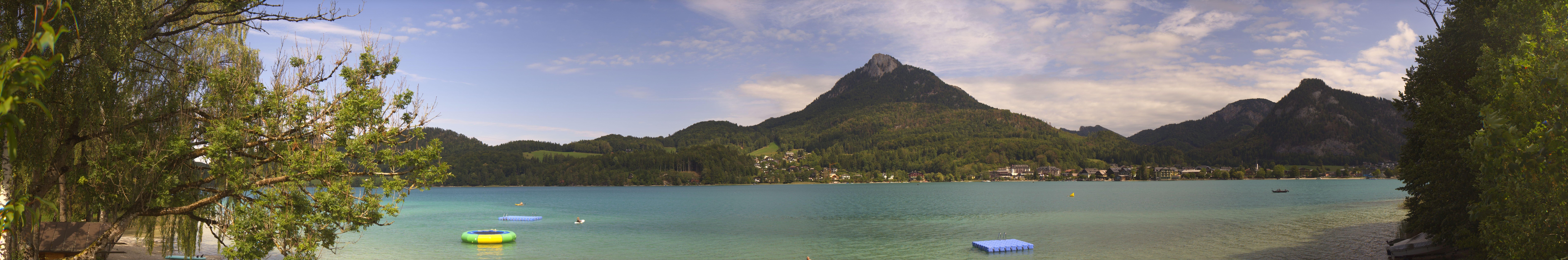 Archiv Foto Webcam Fuschlsee Panoramablick