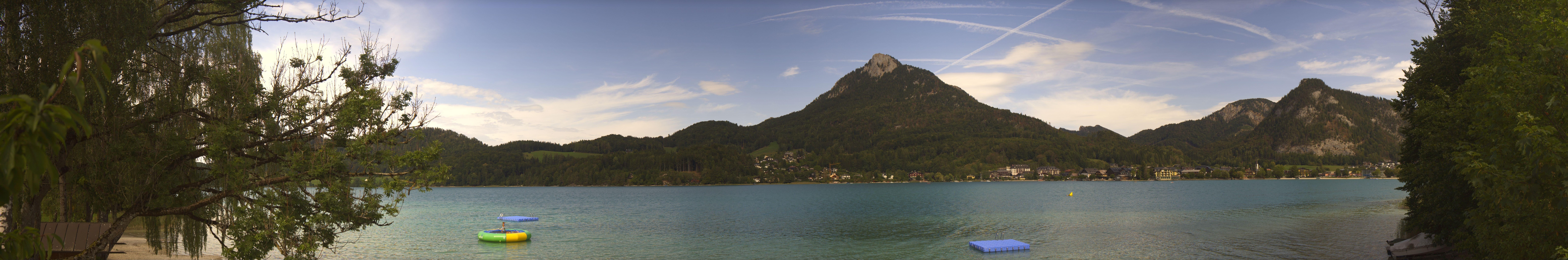 Archiv Foto Webcam Fuschlsee Panoramablick