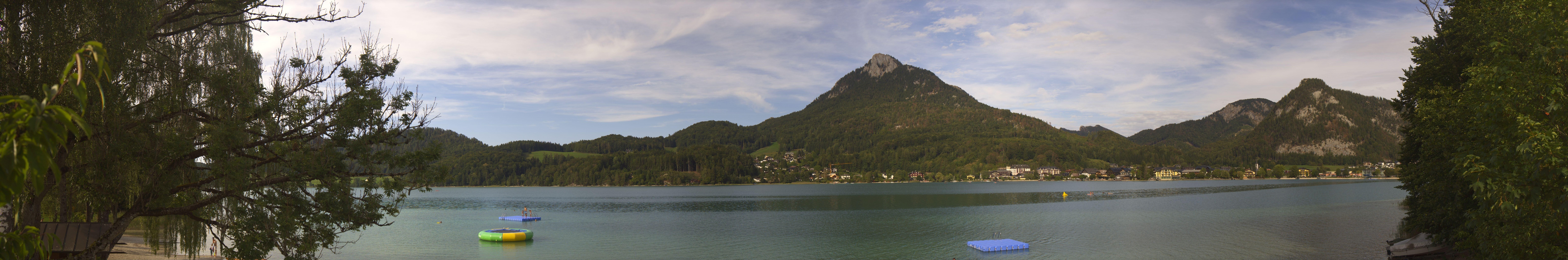 Archiv Foto Webcam Fuschlsee Panoramablick