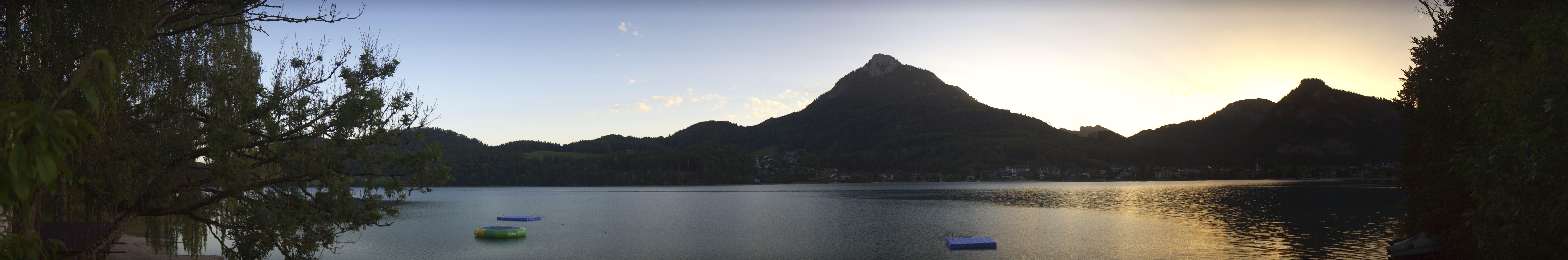 Archiv Foto Webcam Fuschlsee Panoramablick
