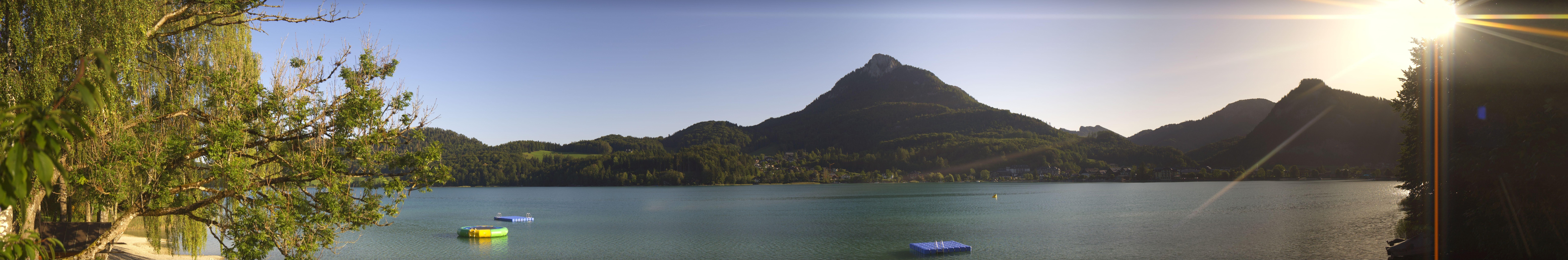 Archiv Foto Webcam Fuschlsee Panoramablick