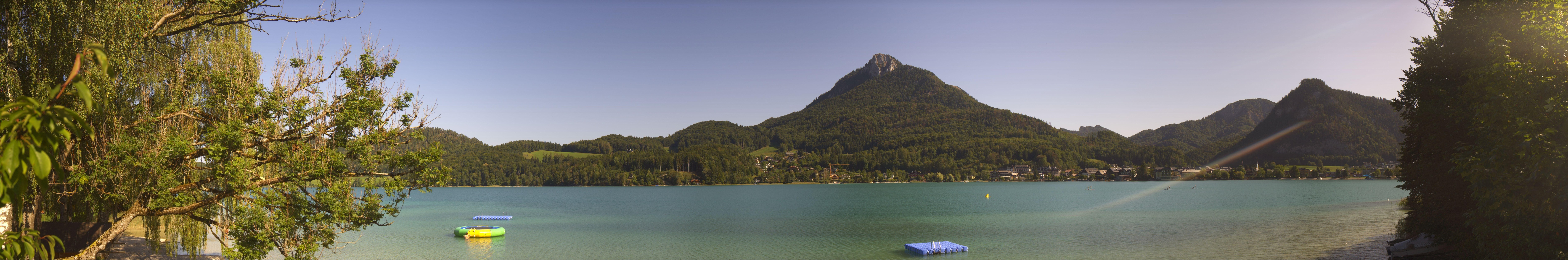 Archiv Foto Webcam Fuschlsee Panoramablick