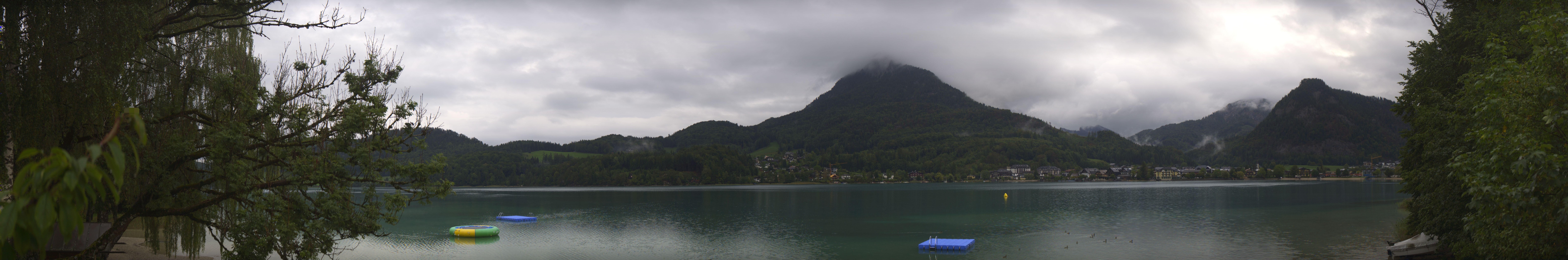 Archiv Foto Webcam Fuschlsee Panoramablick