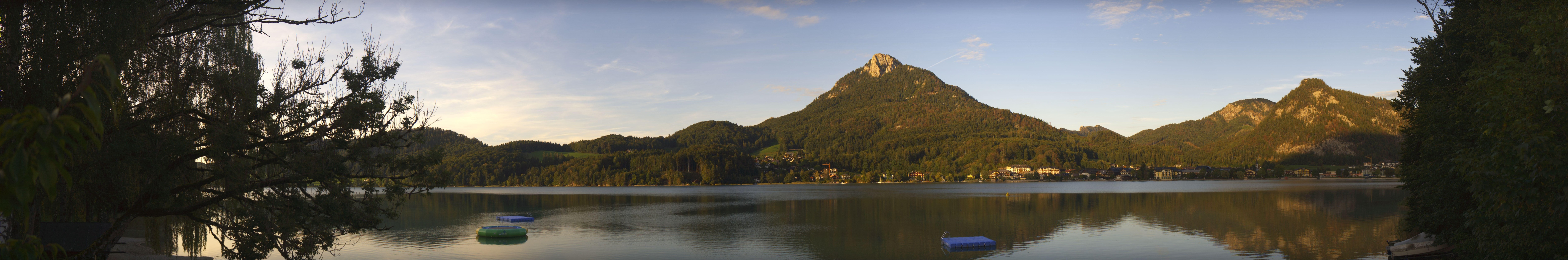 Archiv Foto Webcam Fuschlsee Panoramablick