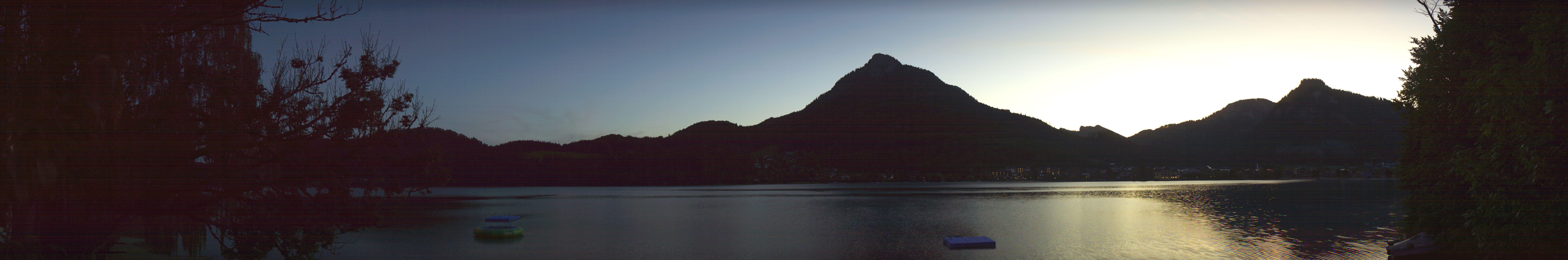 Archiv Foto Webcam Fuschlsee Panoramablick