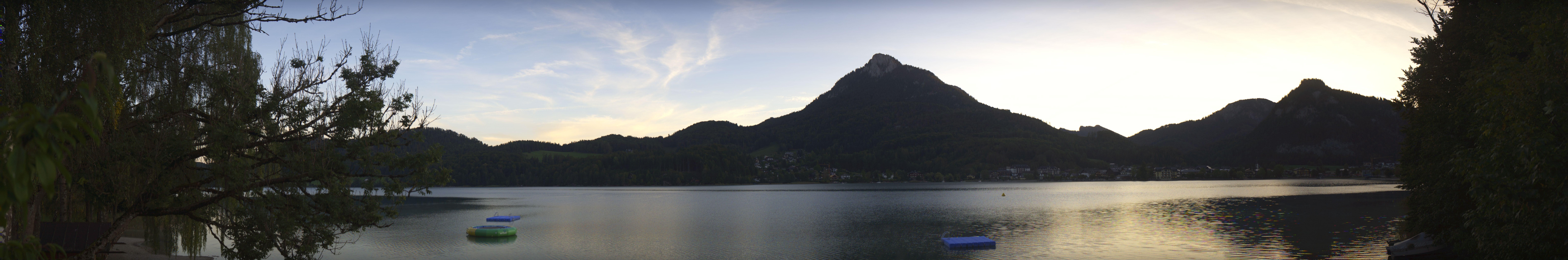 Archiv Foto Webcam Fuschlsee Panoramablick
