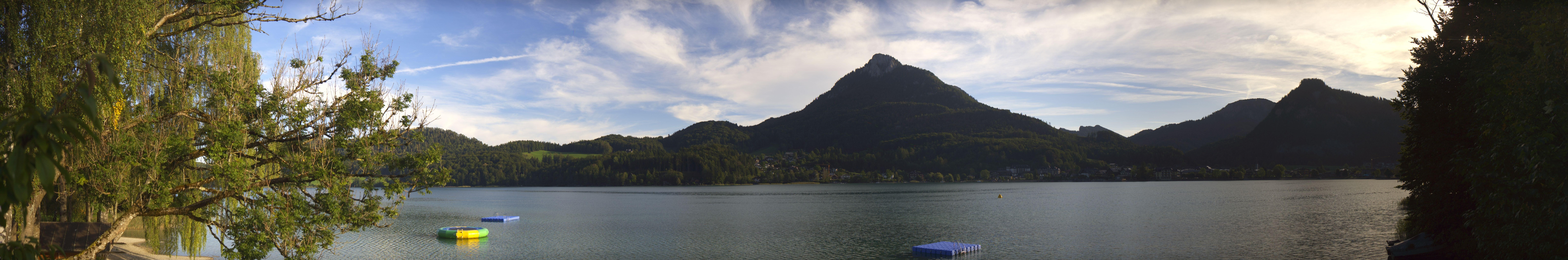 Archiv Foto Webcam Fuschlsee Panoramablick