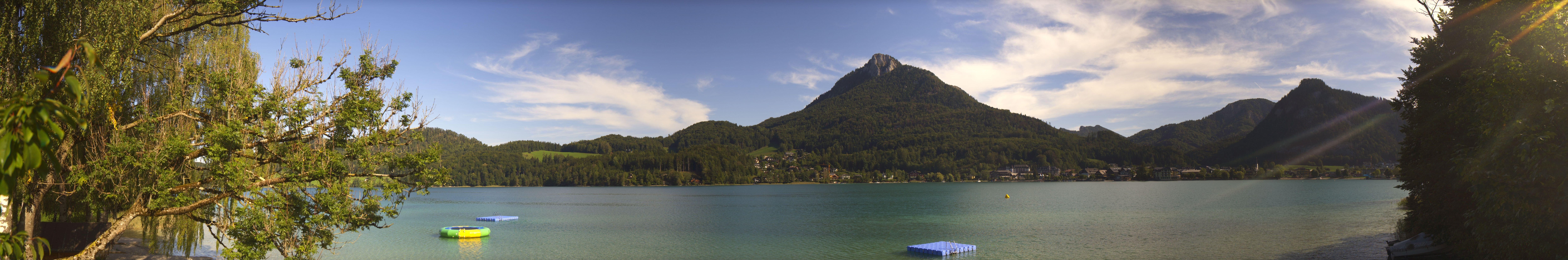 Archiv Foto Webcam Fuschlsee Panoramablick
