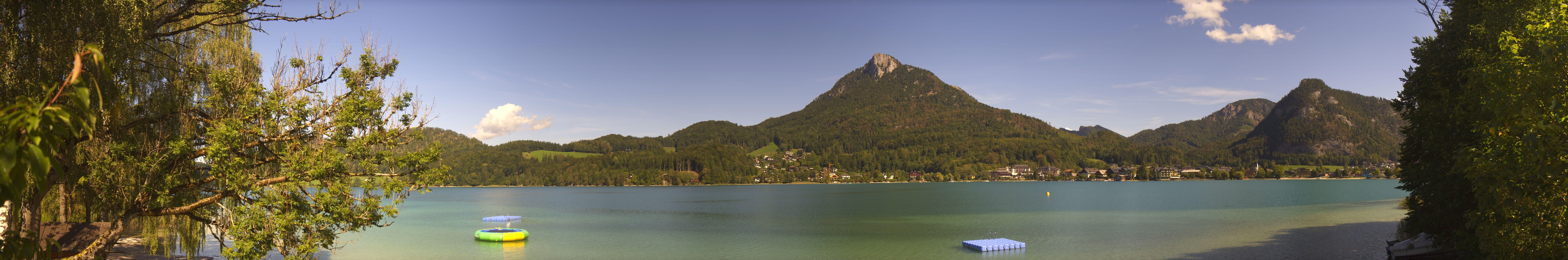 Archiv Foto Webcam Fuschlsee Panoramablick