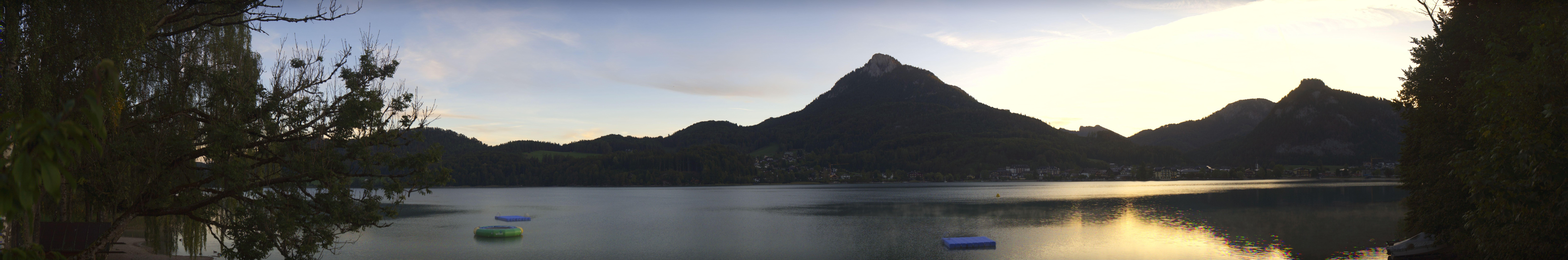 Archiv Foto Webcam Fuschlsee Panoramablick