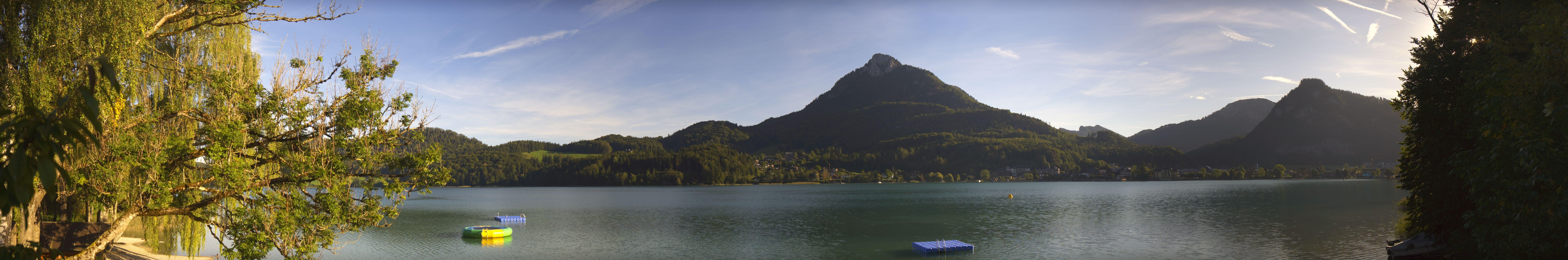 Archiv Foto Webcam Fuschlsee Panoramablick