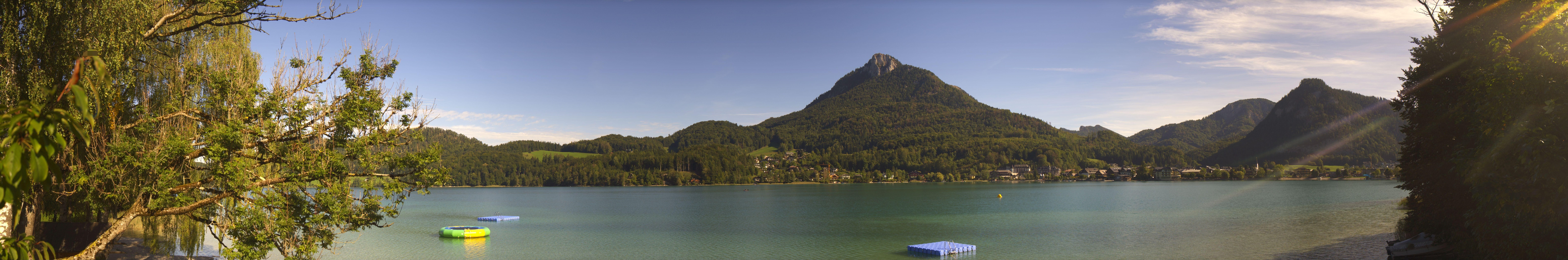 Archiv Foto Webcam Fuschlsee Panoramablick