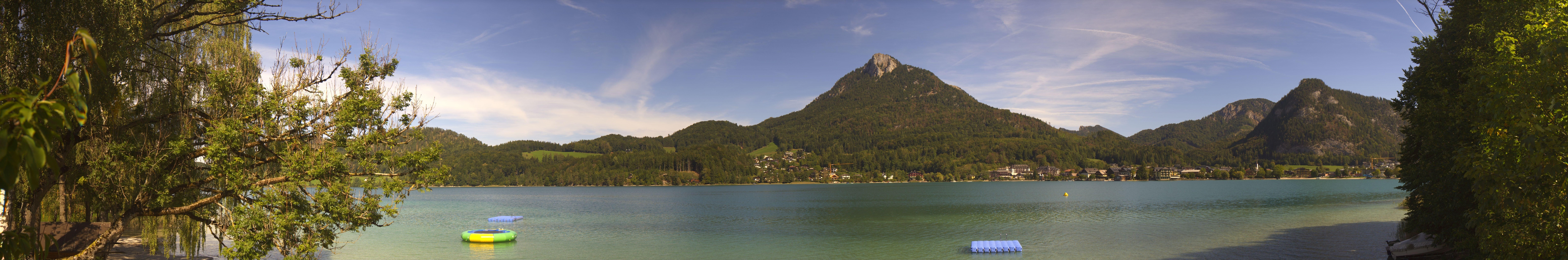Archiv Foto Webcam Fuschlsee Panoramablick