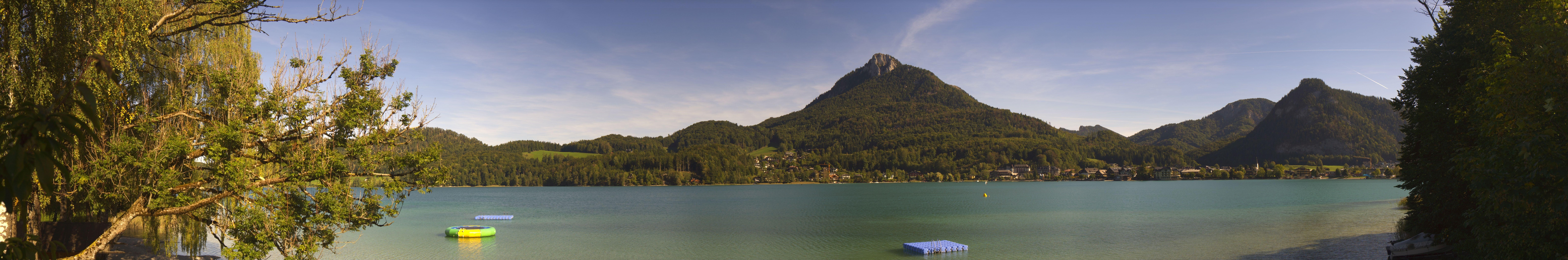 Archiv Foto Webcam Fuschlsee Panoramablick