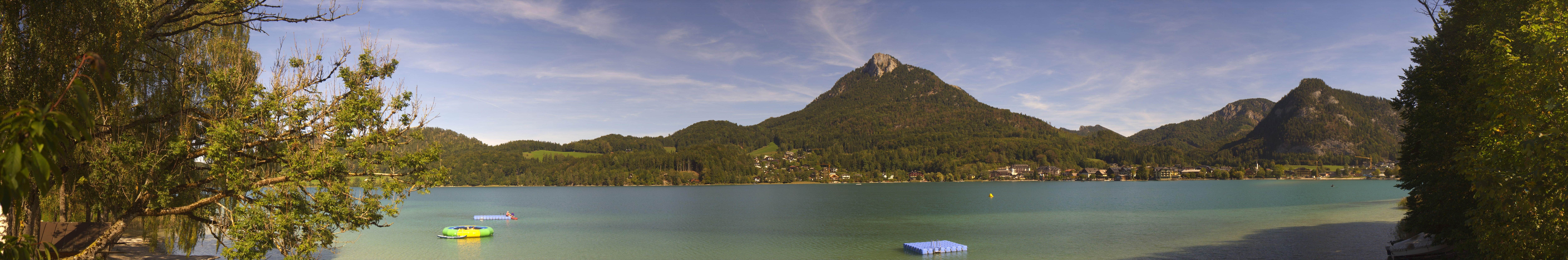 Archiv Foto Webcam Fuschlsee Panoramablick