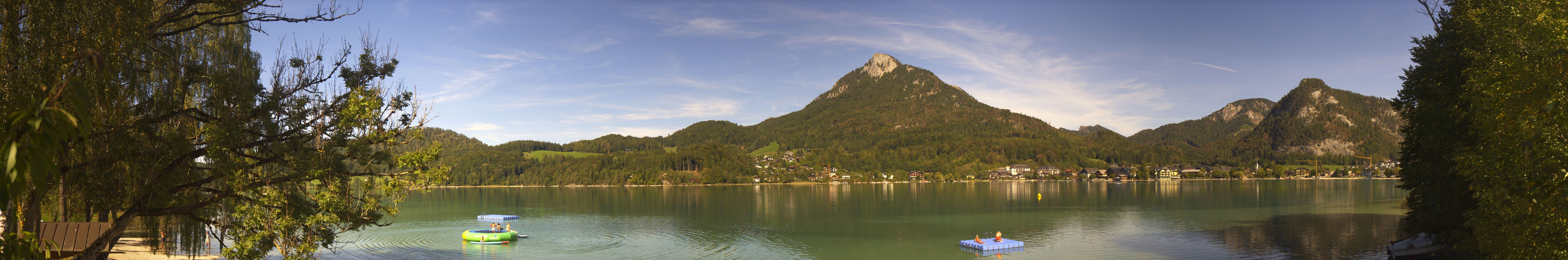 Archiv Foto Webcam Fuschlsee Panoramablick