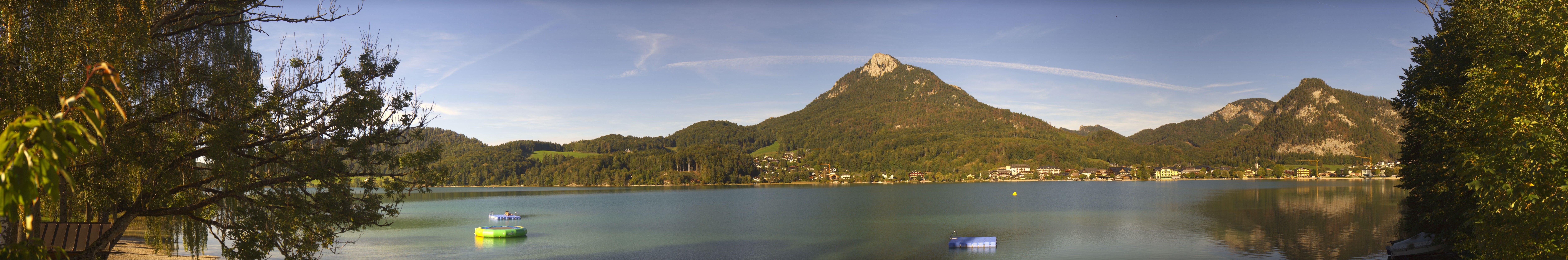 Archiv Foto Webcam Fuschlsee Panoramablick