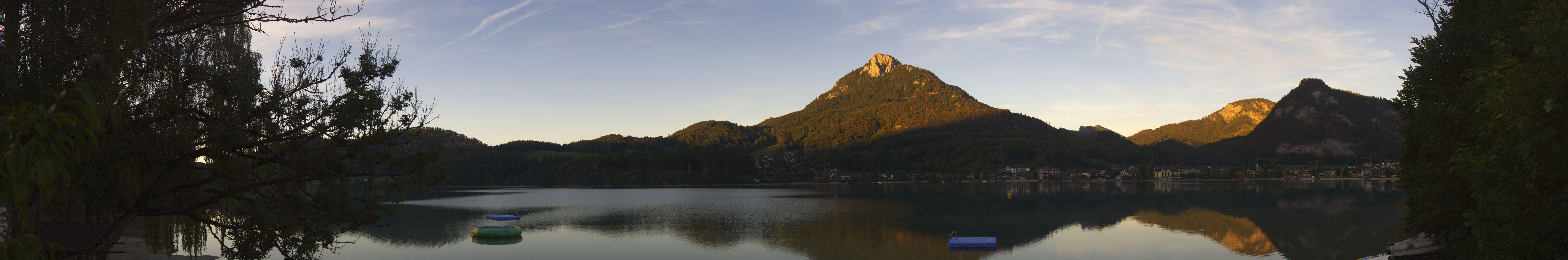 Archiv Foto Webcam Fuschlsee Panoramablick