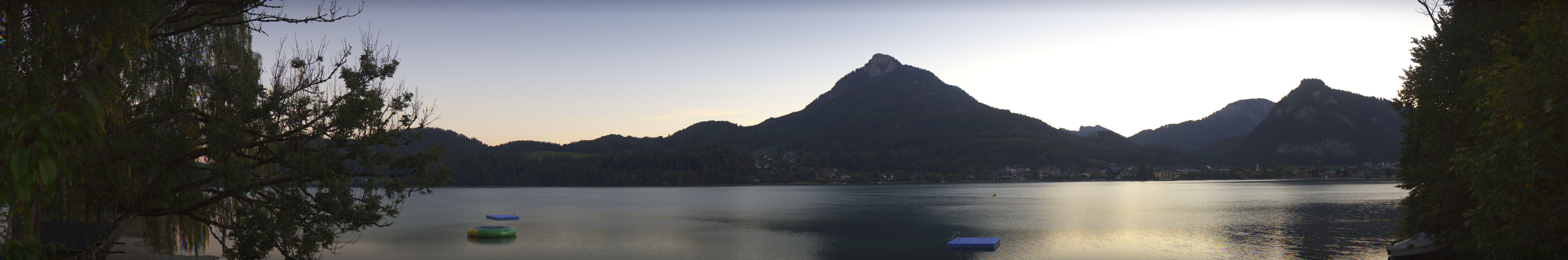 Archiv Foto Webcam Fuschlsee Panoramablick