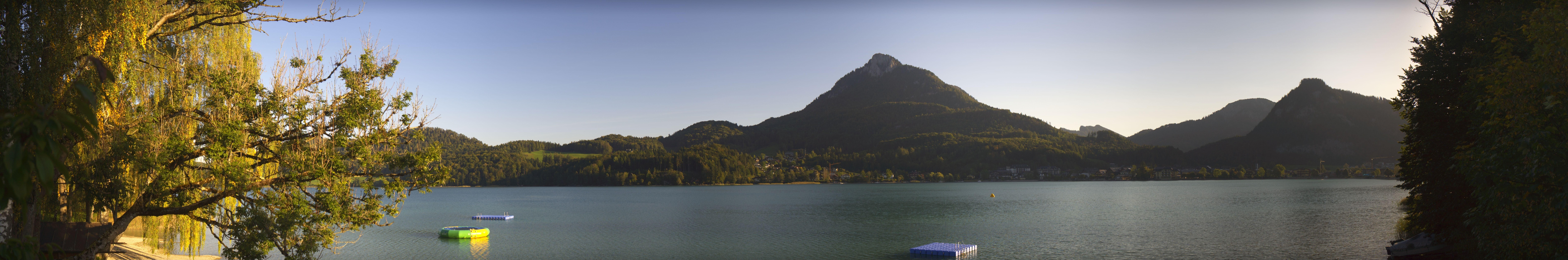 Archiv Foto Webcam Fuschlsee Panoramablick