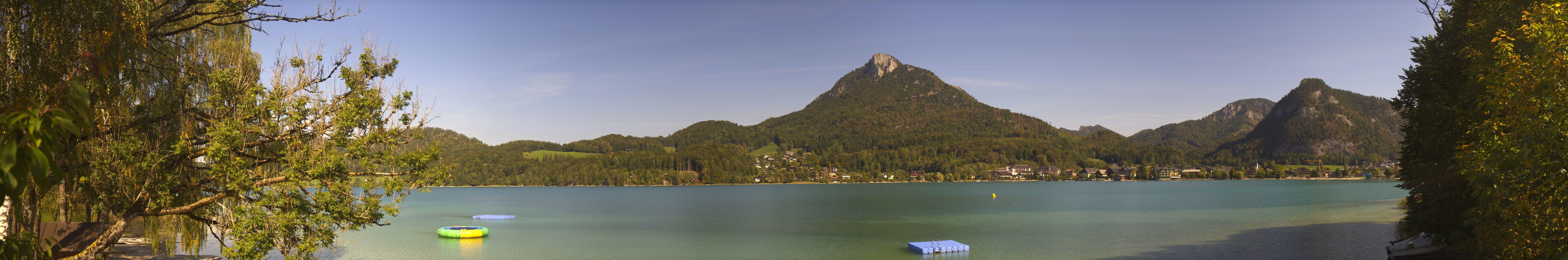 Archiv Foto Webcam Fuschlsee Panoramablick
