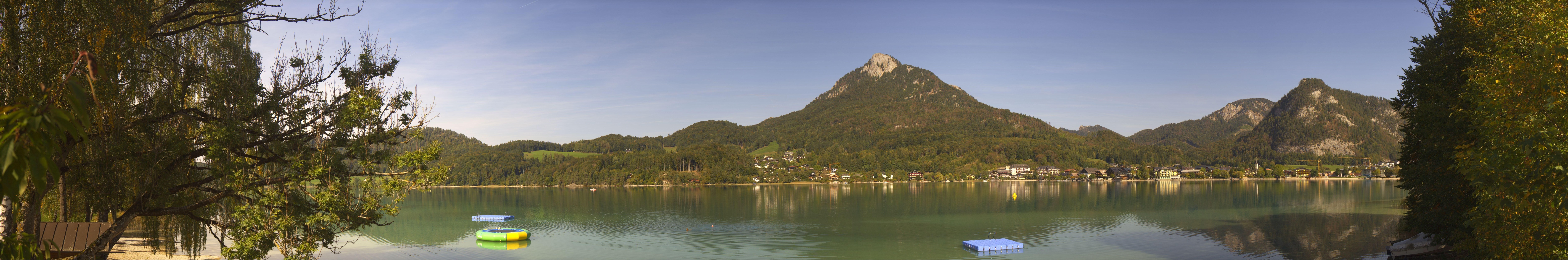 Archiv Foto Webcam Fuschlsee Panoramablick