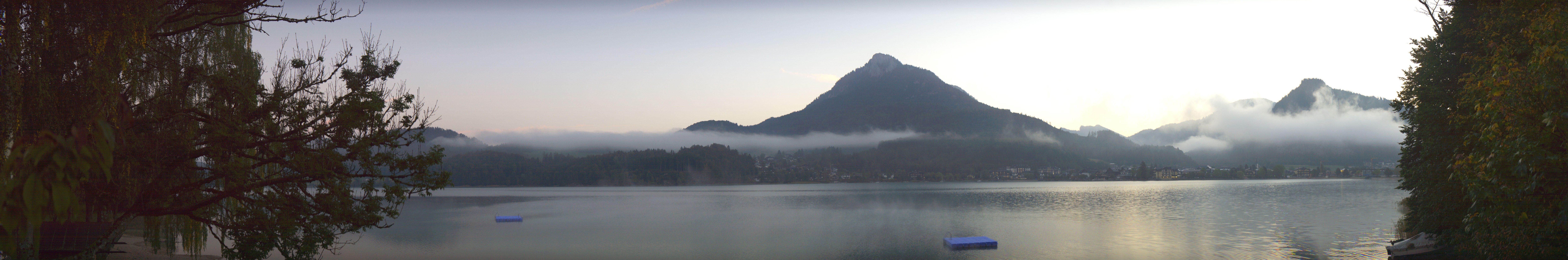 Archiv Foto Webcam Fuschlsee Panoramablick