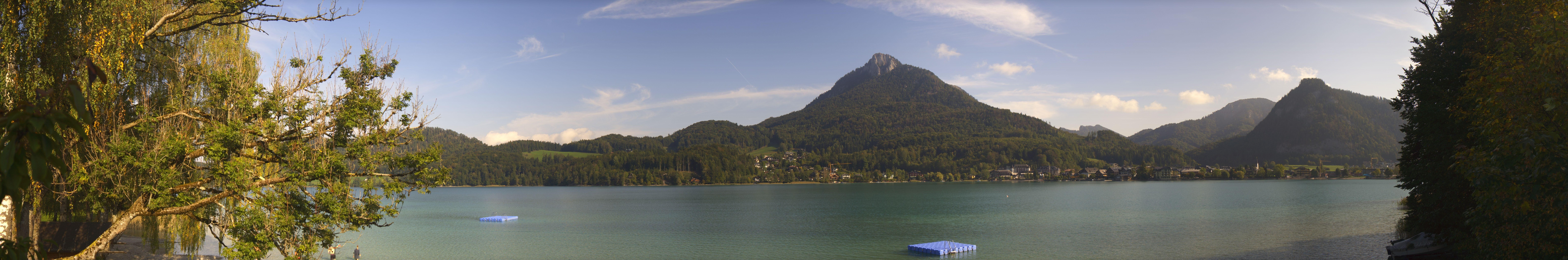 Archiv Foto Webcam Fuschlsee Panoramablick