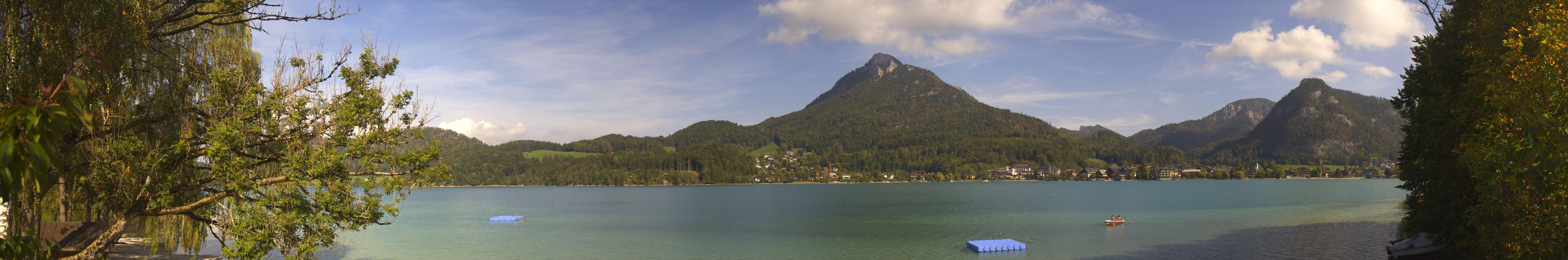 Archiv Foto Webcam Fuschlsee Panoramablick