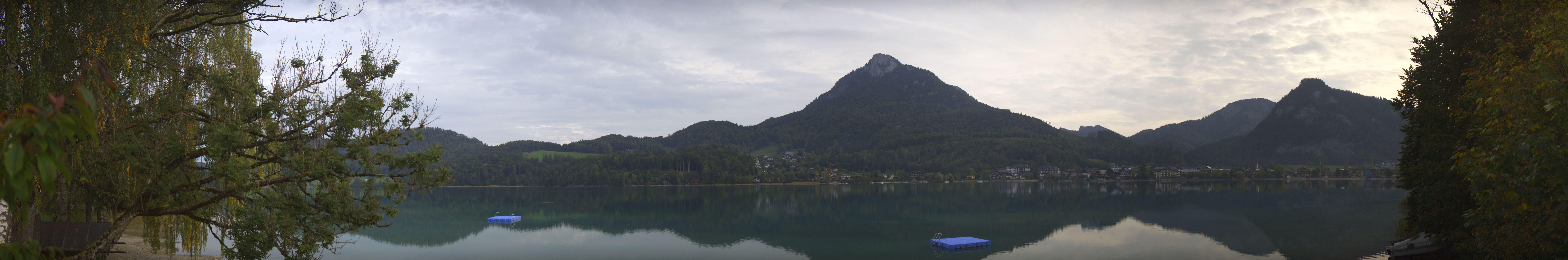 Archiv Foto Webcam Fuschlsee Panoramablick