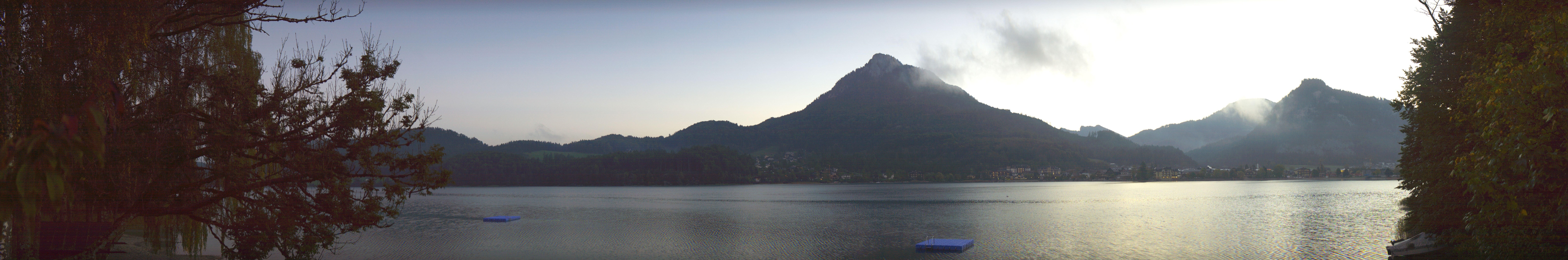 Archiv Foto Webcam Fuschlsee Panoramablick