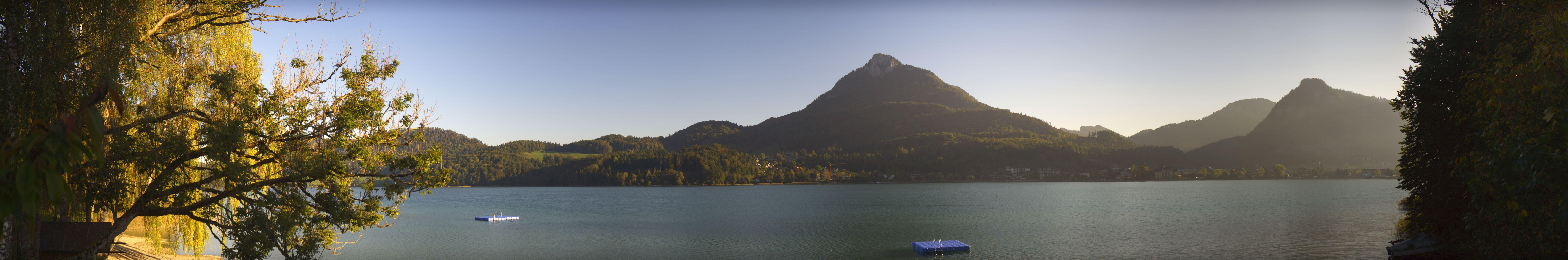 Archiv Foto Webcam Fuschlsee Panoramablick