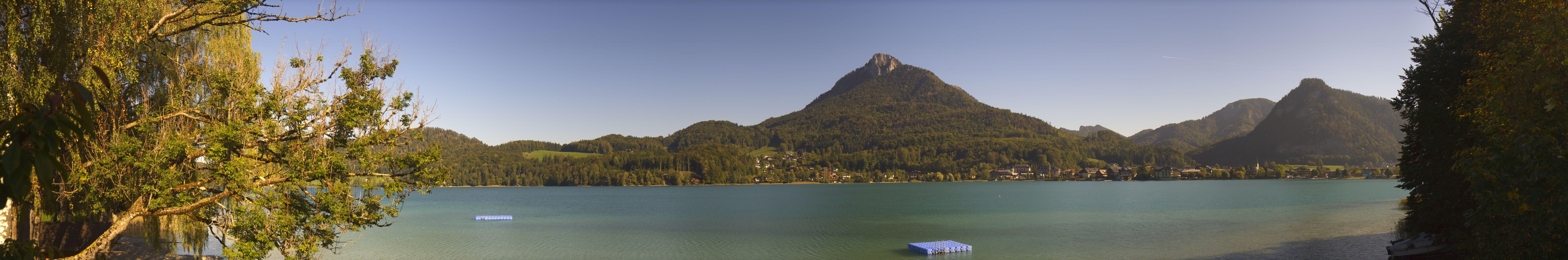 Archiv Foto Webcam Fuschlsee Panoramablick