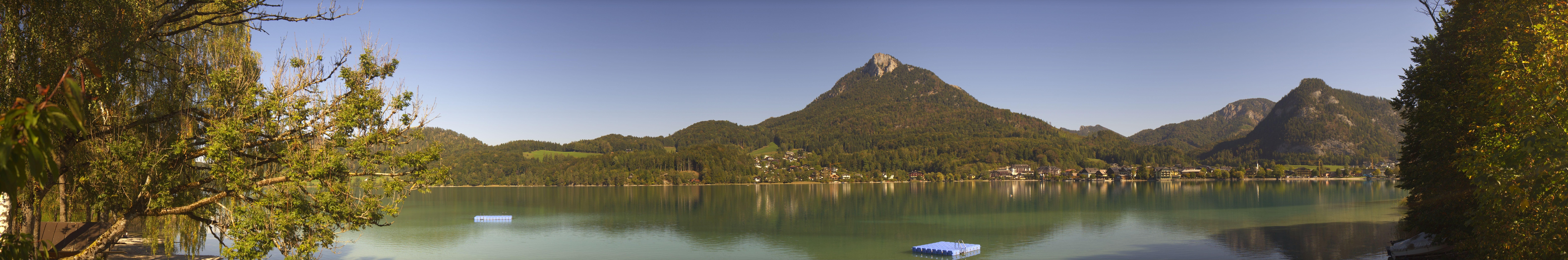 Archiv Foto Webcam Fuschlsee Panoramablick