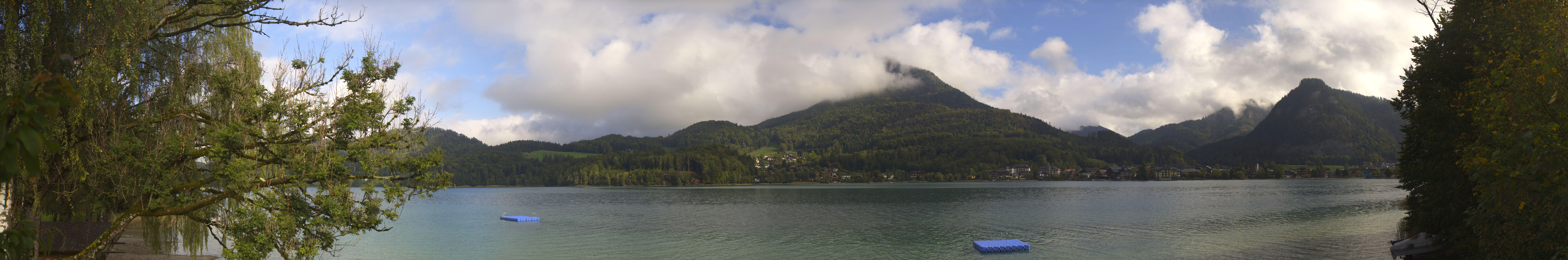 Archiv Foto Webcam Fuschlsee Panoramablick