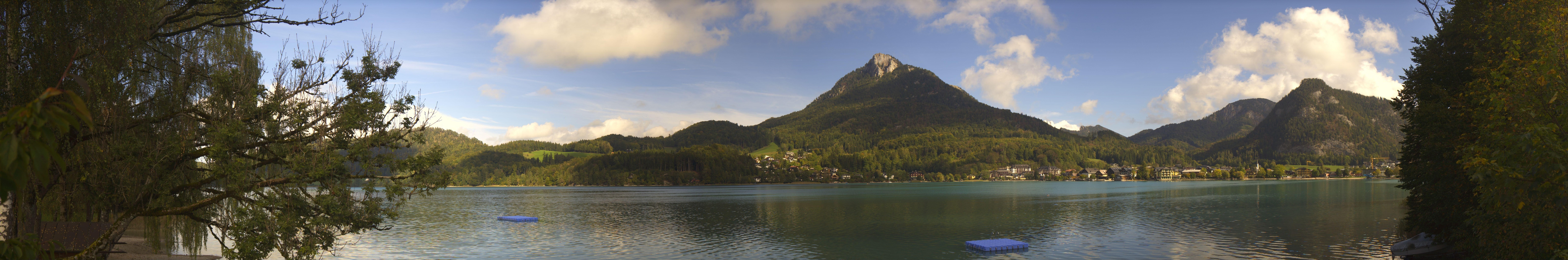 Archiv Foto Webcam Fuschlsee Panoramablick