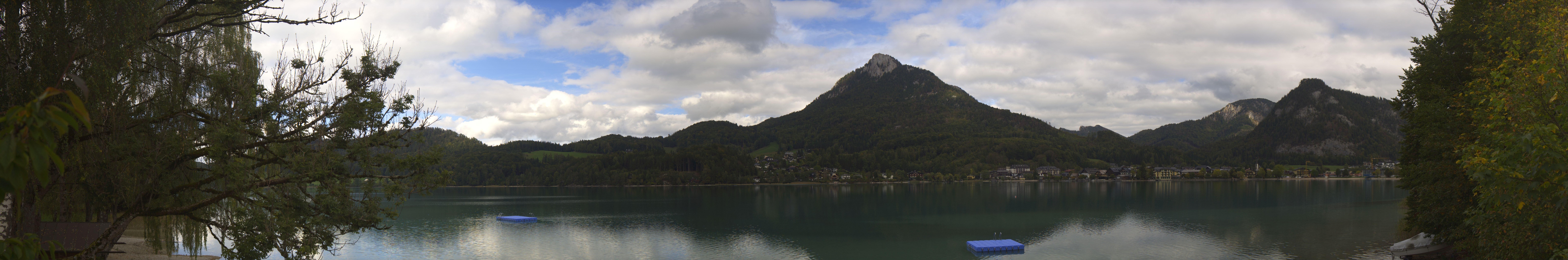Archiv Foto Webcam Fuschlsee Panoramablick