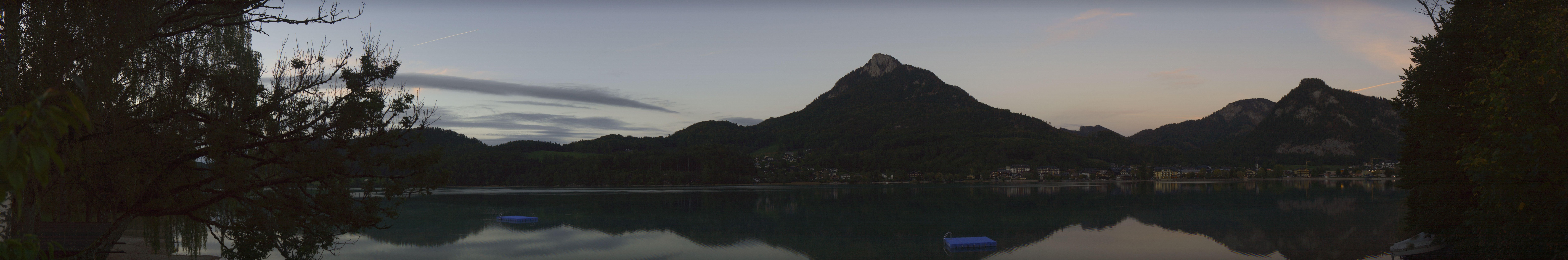 Archiv Foto Webcam Fuschlsee Panoramablick