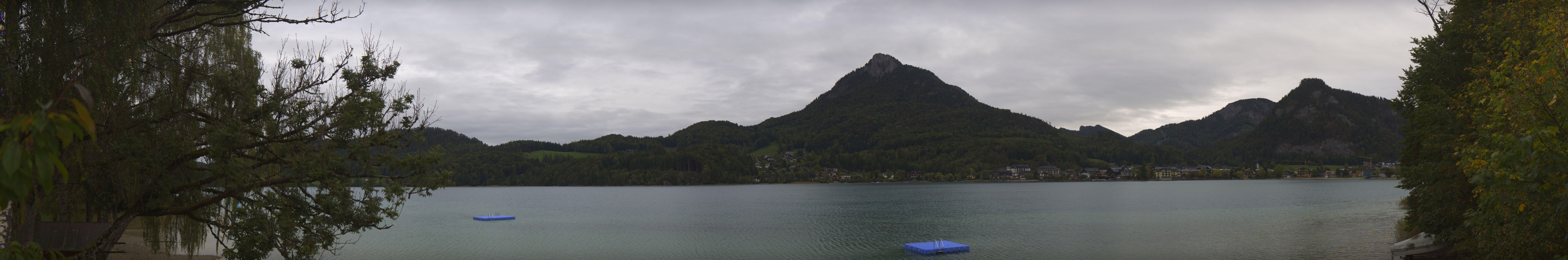 Archiv Foto Webcam Fuschlsee Panoramablick