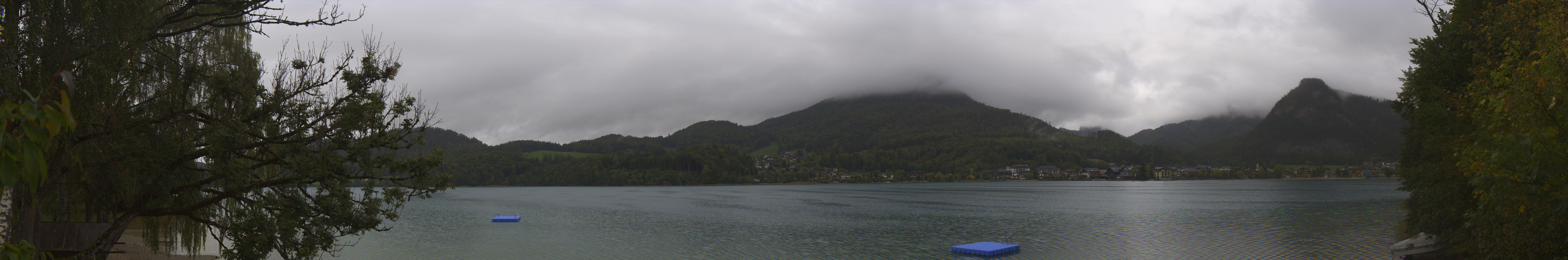 Archiv Foto Webcam Fuschlsee Panoramablick