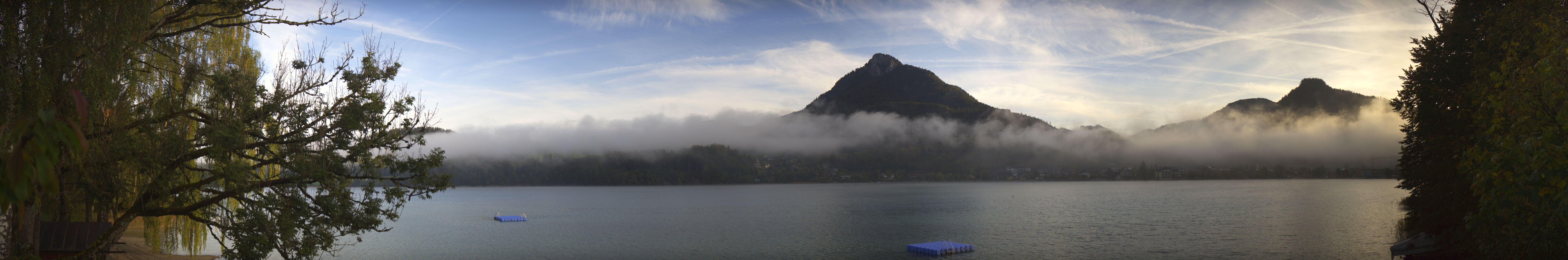 Archiv Foto Webcam Fuschlsee Panoramablick