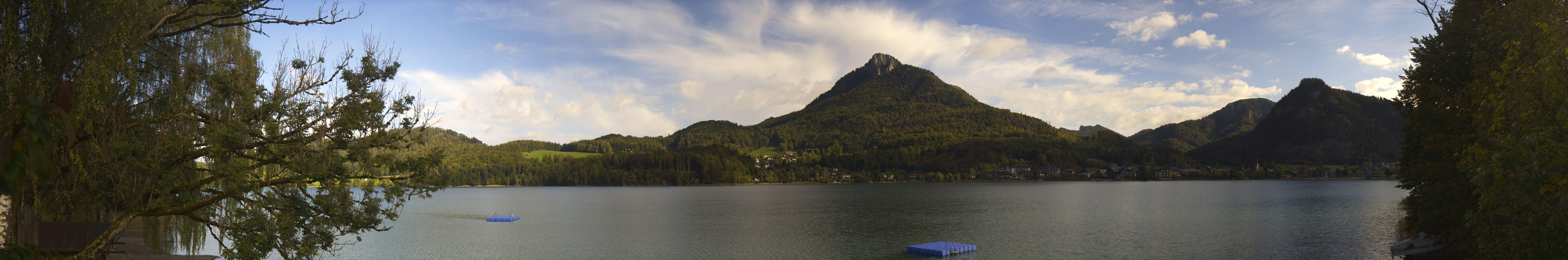 Archiv Foto Webcam Fuschlsee Panoramablick