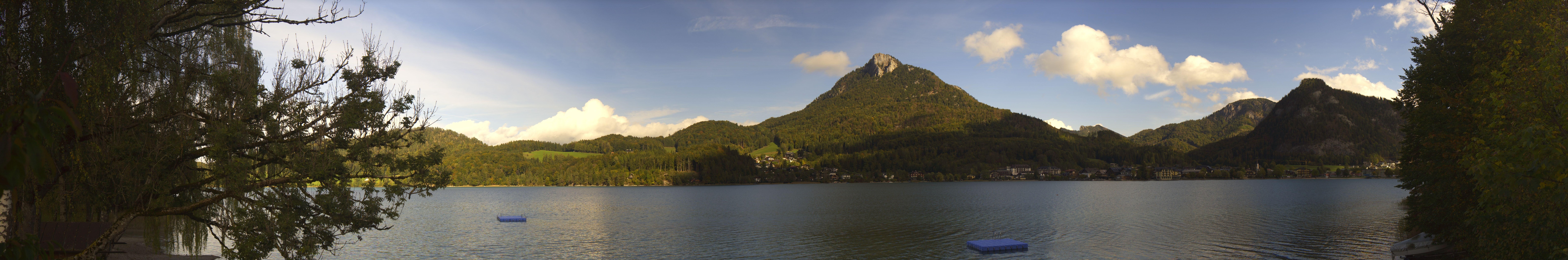 Archiv Foto Webcam Fuschlsee Panoramablick