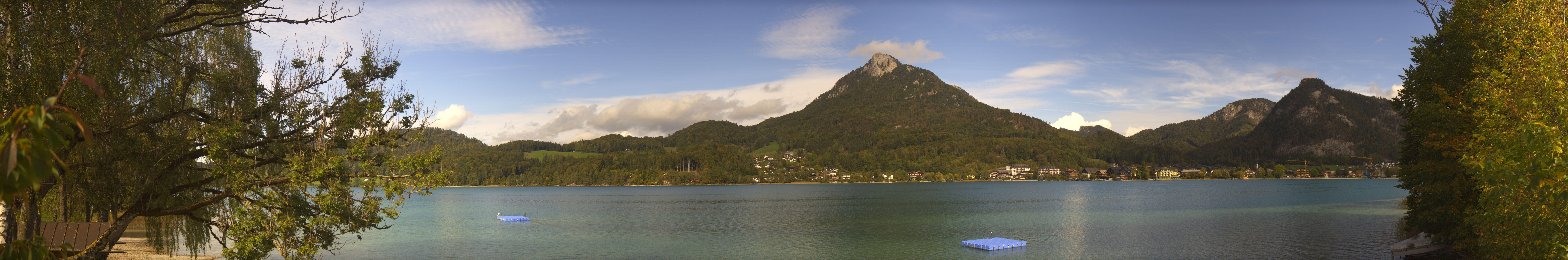 Archiv Foto Webcam Fuschlsee Panoramablick