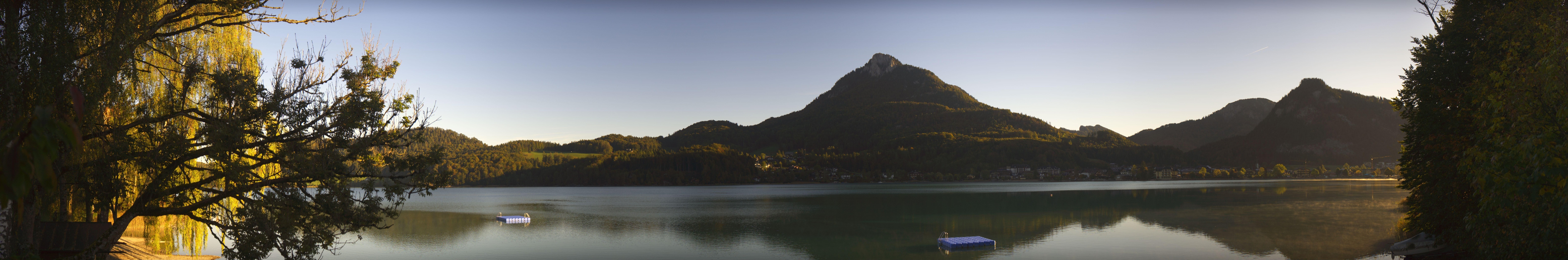 Archiv Foto Webcam Fuschlsee Panoramablick