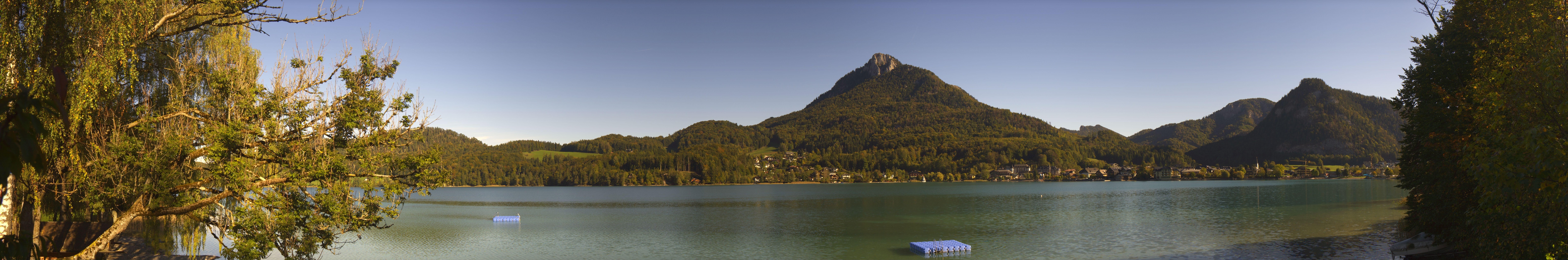 Archiv Foto Webcam Fuschlsee Panoramablick