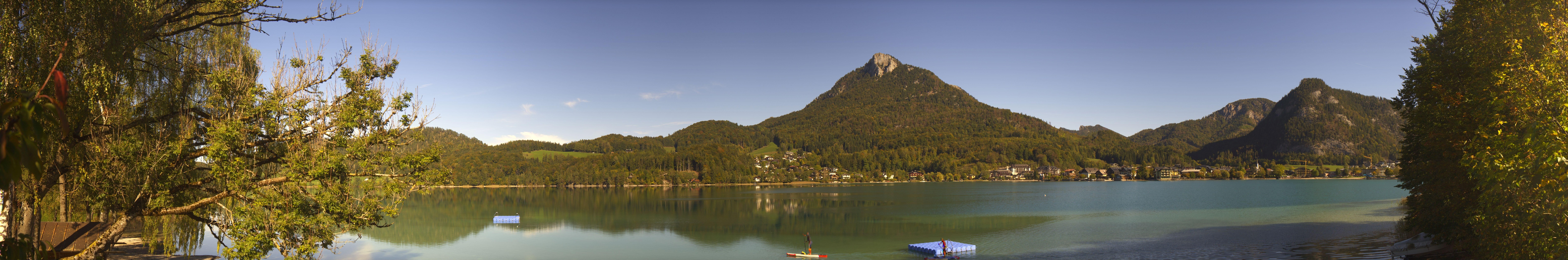 Archiv Foto Webcam Fuschlsee Panoramablick