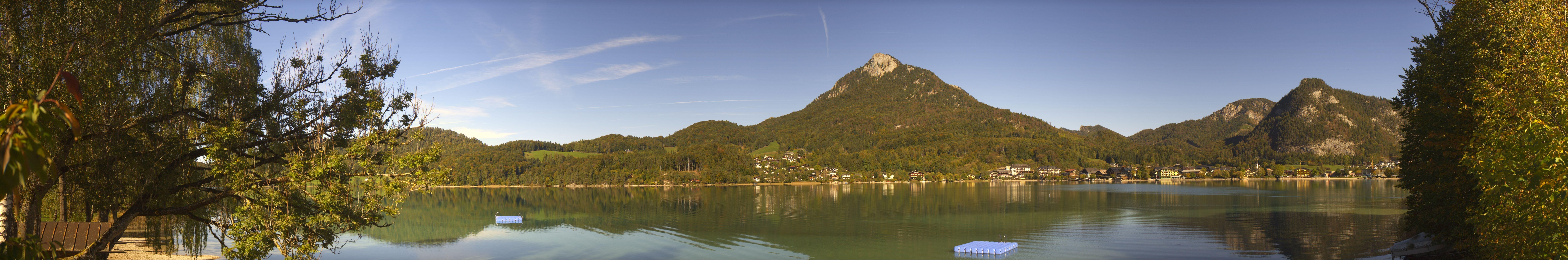 Archiv Foto Webcam Fuschlsee Panoramablick